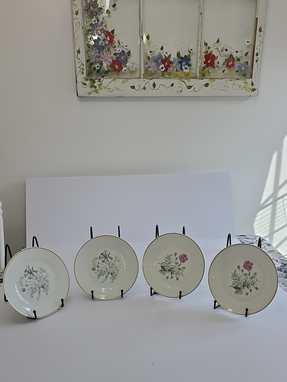 Vintage Richard Ginori Italy  Set Of 4 Primavera  Dessert Salad Plates